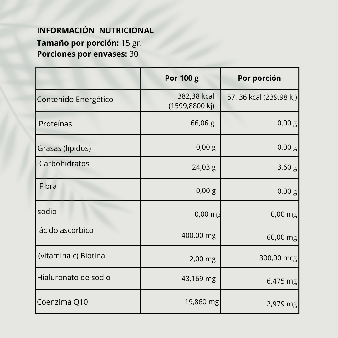 Colagéno hidrolizado